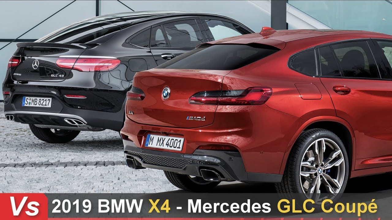 2019 Bmw X4 Vs Mercedes Glc Coupe Side By Side Comparison