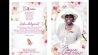 Life Celebration for Joyce Mae Harley