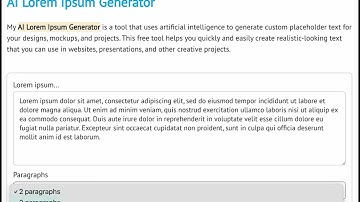 AI Lorem Ipsum Generator - Free SEO tool