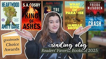 Reading the most popular books of 2025 ✨ according to Goodreads (most successful vlog of the year?)
