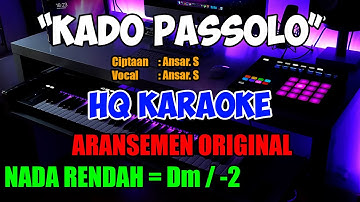 Kado Passolo Nada Rendah Low Key HQ Lagu Bugis Karaoke Keyboard Korg Pa1000