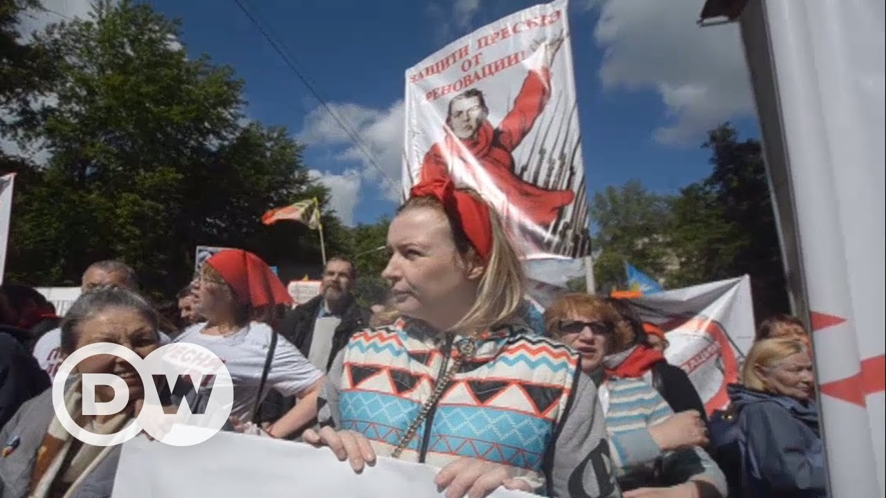 Москвичи потребовали отставки Собянина и Путина из-за сноса пятиэтажек германия ру