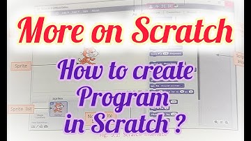 Class-4 | Computer Science Lesson-9 More on Scratch | Part-4 | How to create a program on scratch ?