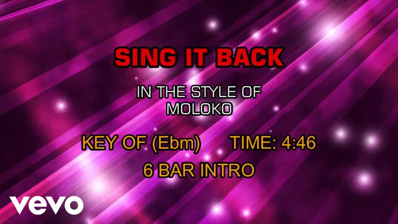 Moloko - Sing It Back (Karaoke)