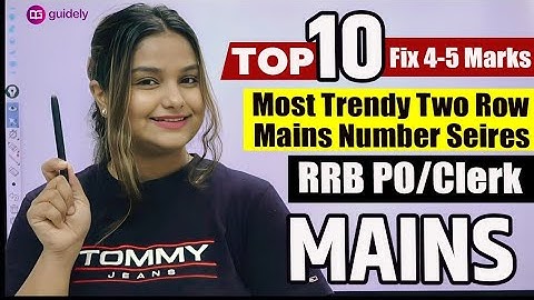 🔥Top 10 Latest Pattern Two Row Mains Number Series | RRB PO/CLERK MAINS 2025-26 Bank Exams 