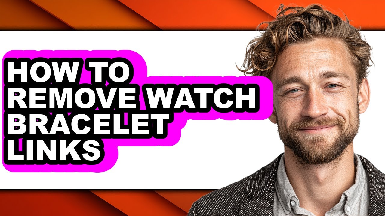 How to Remove Watch Bracelet Links (full Guide)