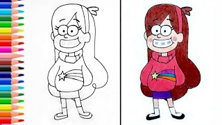 Gravity Falls || How to draw Mabel || Как Нарисовать Мейбл из Гравити Фолз