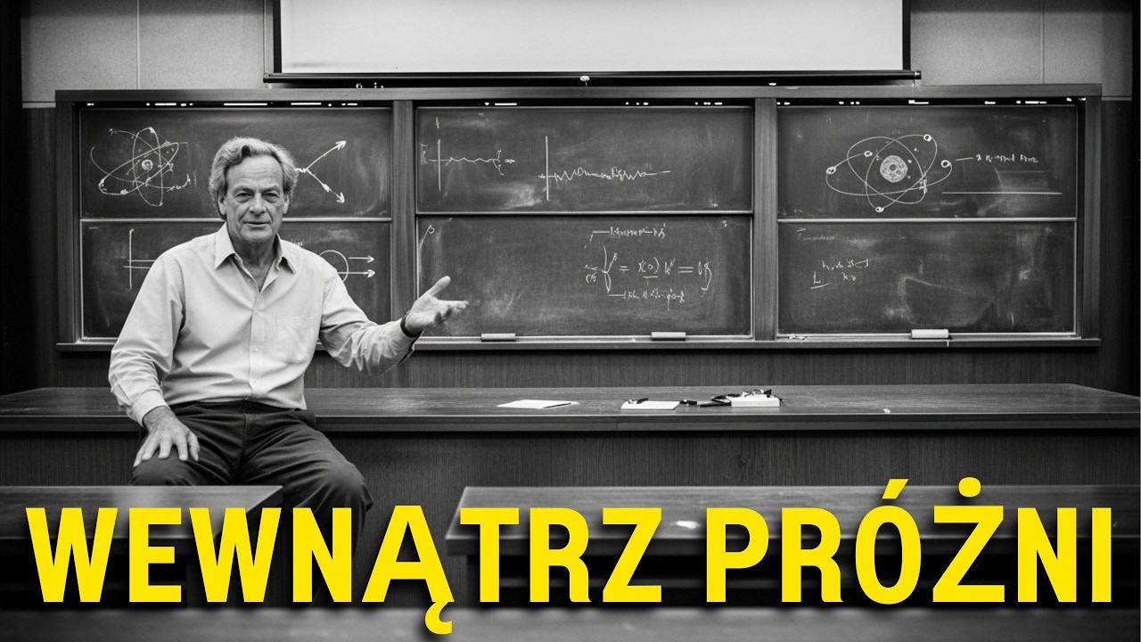 CZĄSTKI nie istnieją (Jesteś ENERGIĄ przebraną za MATERIĘ) — Feynman ujawnia PRAWDĘ