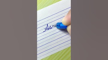 Ashley - name in neat and clean cursive writing | Beautiful cursive handwriting | calligraphy