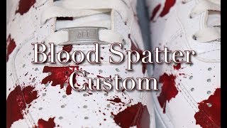 custom blood air force 1