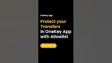 Allowlist Feature in OneKey App #security #web3 #crypto #bitcoin #ethereum #solana #safety