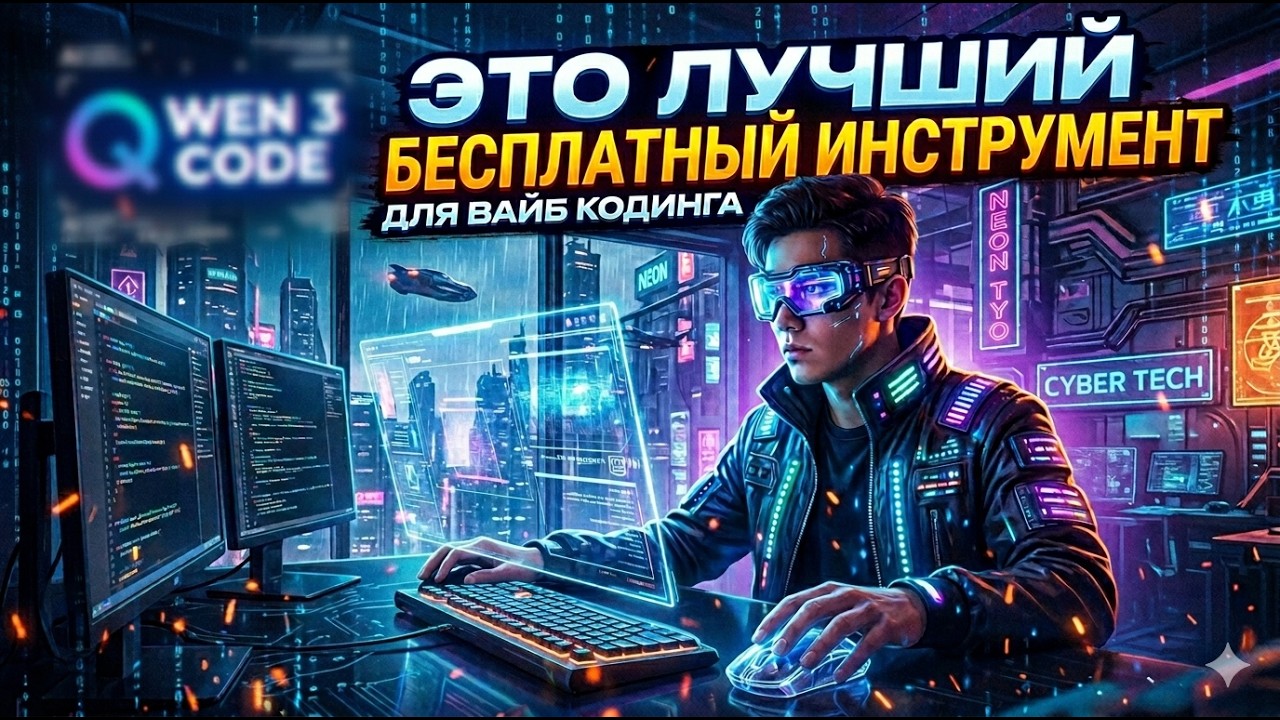 🔥 ЭТО ЛУЧШИЙ БЕСПЛАТНЫЙ ИНСТРУМЕНТ ВАЙБ КОДЕРА: Qwen Code CLI + Skills ...