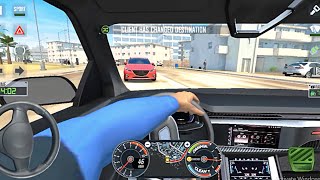 Taxi Sim 2020 🚖💲🍃 Driving Audi RS6 Avant In The City - 3D Games Android Gameplay - Nooobsy screenshot 4
