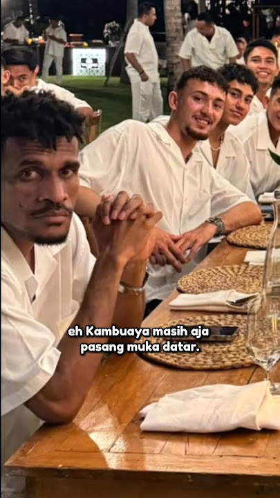 Kelakuan Si paling kalem, Ricky Kambuaya di Pesta ulang tahun Pak Erick Thohir.