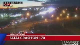 Police chase ends in fatal crash on I-70 in St. Louis