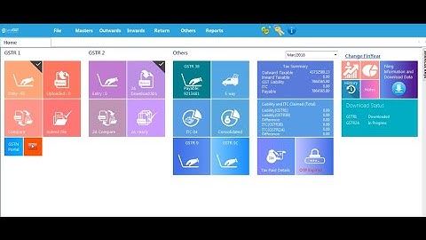 #Saral GST full training #Upload GSTR returns in just one click