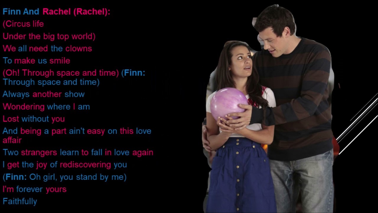 Faithfully Glee Lyrics