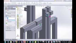SolidWorks 3D Printed Mini Floating Arm Trebuchet
