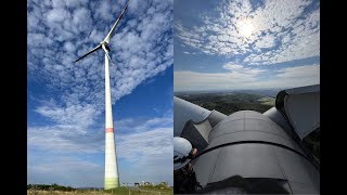 Visiting a wind turbine Enercon E101 3050 KW