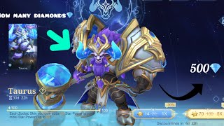 (How i got Minotaur tuarus zodiac skin just by using my Coa crystal of aurora🐂💎)