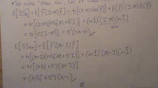 1-way Random-Effects ANOVA(part 2/6): Distributional Properties of SS