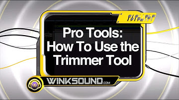 Pro Tools: How To Use the Trimmer Tool | WinkSound