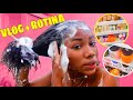 VLOG | FUI COMPRAR PRODUTOS + LAVEI O CABELO + rotina