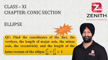 Find the coordinates of the foci, the vertices, the length of major axis, the minor axis, the....
