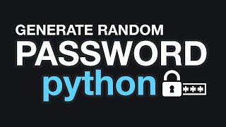 Password Generator in Python