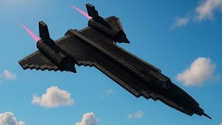 Minecraft Lockheed SR-71 Blackbird Tutorial – Legendären Aufklärer bauen!