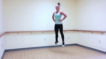 Squat jump (hand on hips)