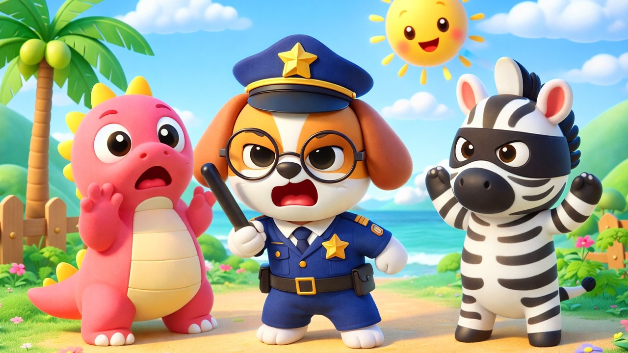 CHÚ CÚN CON THÍCH LÀM CẢNH SÁT REMIX - Liên Khúc Ca Nhạc Thiếu Nhi Remix Vui Nhộn