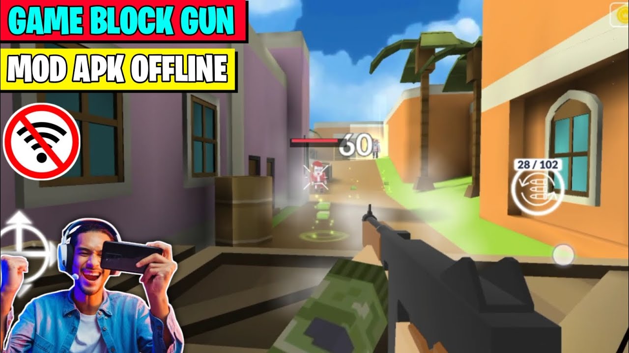 Game Offline Terbaru Mod Apk Game Block Gun Mod Apk