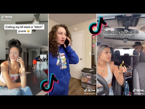CALLING MY BOYFRIENDS MOM THE "B WORD" PRANK | COUPLE PRANKS | TIKTOK VIDEO | FUNNY VIDEO