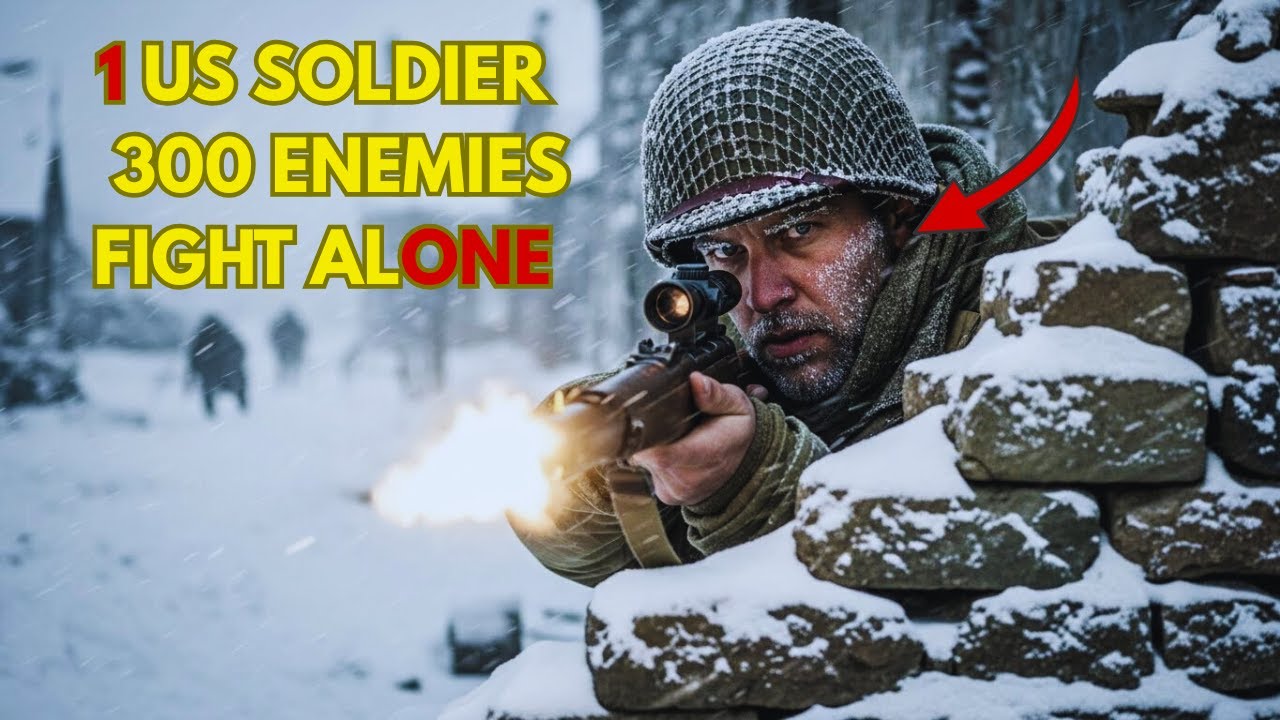 When One US Sniper Faced 300 Enemy Soldiers – What Happened Next Shocked All