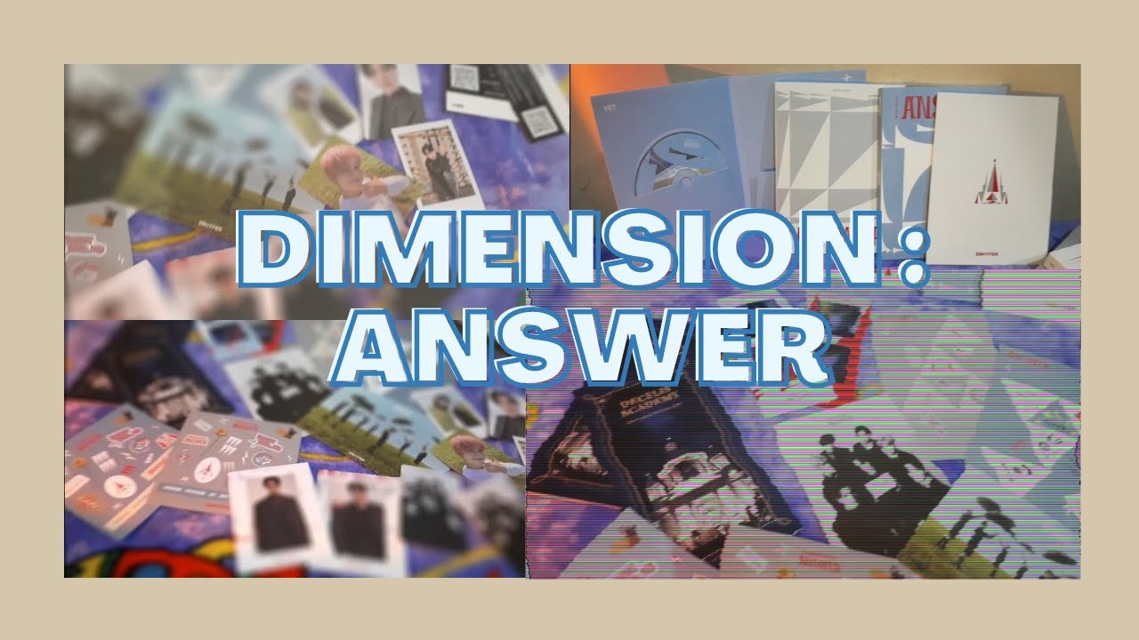 Unboxing ENHYPEN Dimension : Answer + Weverse Pre Order Benefit