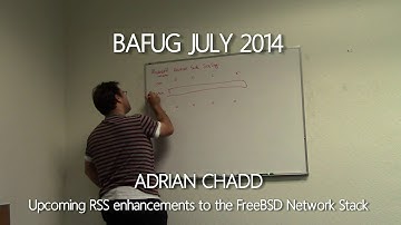 BAFUG July 2014, Adrian Chadd - Upcoming RSS enhancements to the FreeBSD Network Stack