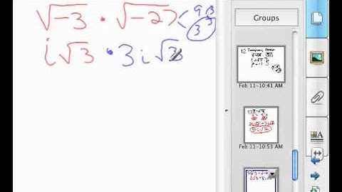 Multiplying Imaginary Numbers