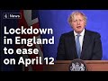 Lockdown roadmap: PM confirms restrictions  in England will ease from 12 April