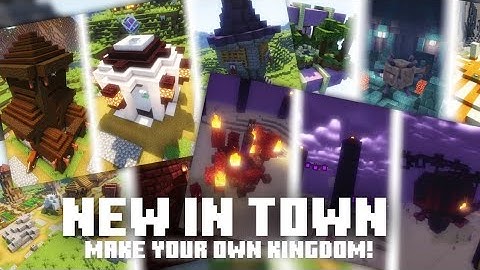 New In Town - Make your own Empire! (Minecraft Datapack)