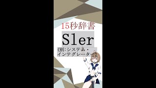 【15秒辞書 IT用語編】Sler