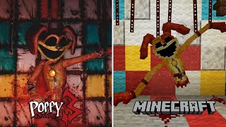 Poppy Playtime Chapter 3 All Jumpscares vs Minecraft Realistic Mod