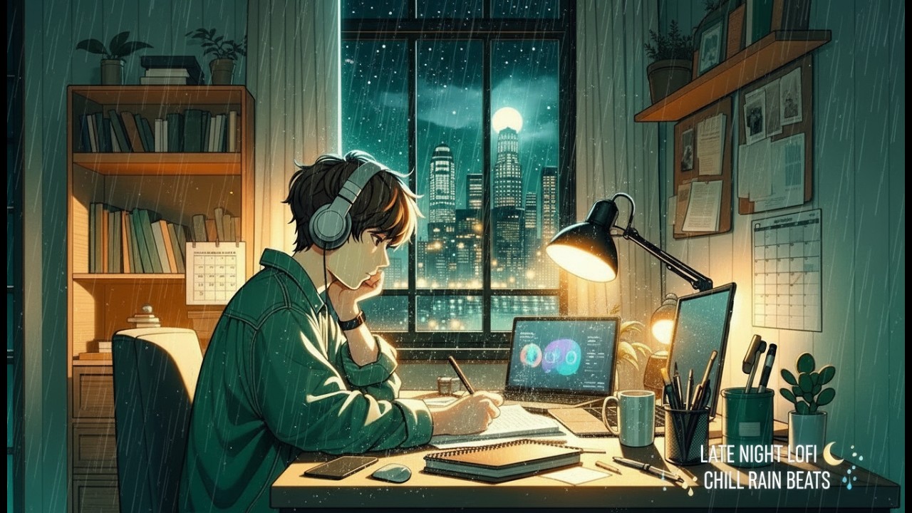 Late Night LoFi 🌙 Chill  Beats for Studying & Relaxing