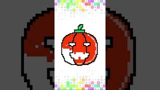 NOT Scary Pumpkin #pixelart screenshot 4