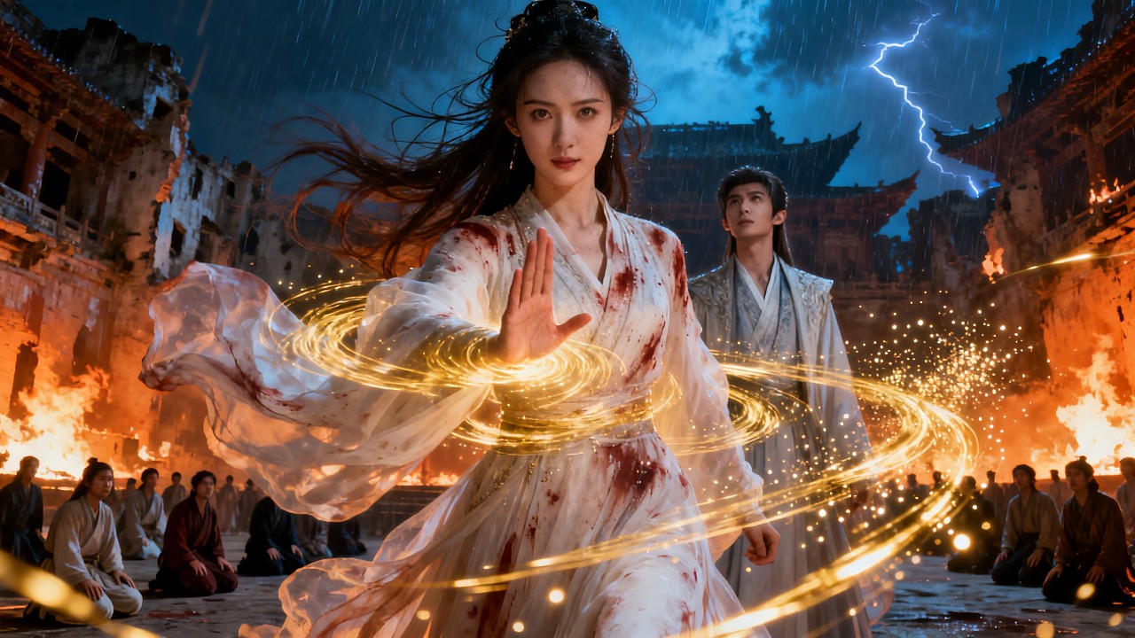 Clã lendário proíbe mulheres de aprender artes marciais⚔️. Uma jovem desprezada treina em segredo.