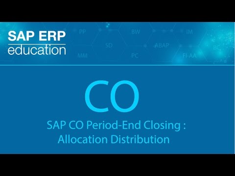 SAP CO Period-End Closing : Allocation Distribution KSV5 KSV1 KSV2 KSV3 Цикл распределения
