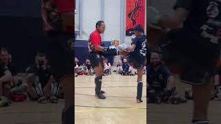 Intense Muay Thai Training Session in Action
