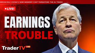 Earnings Disappoint 🚨 JPMorgan & Wells Fargo Slide While Chip Selloff Deepens | Stock Market Live Guide