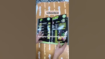 Giới thiệu menu bìa da cao cấp   Nhà hàng Nhật Tre Việt