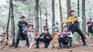 Alpha Nerf War : SEAL X Warriors Nerf Guns Fight Dr Lee Marines Trap For Hunting Criminals